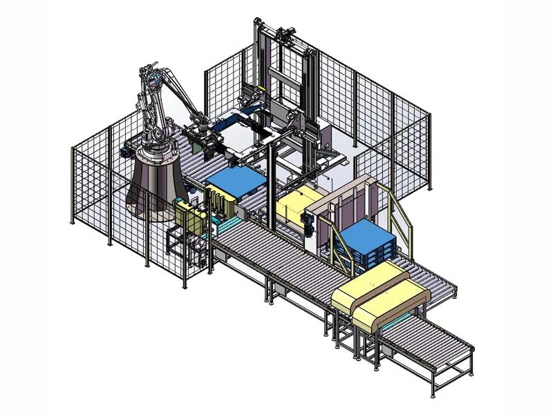 全自動(dòng)平板紙箱碼垛系統(tǒng)
